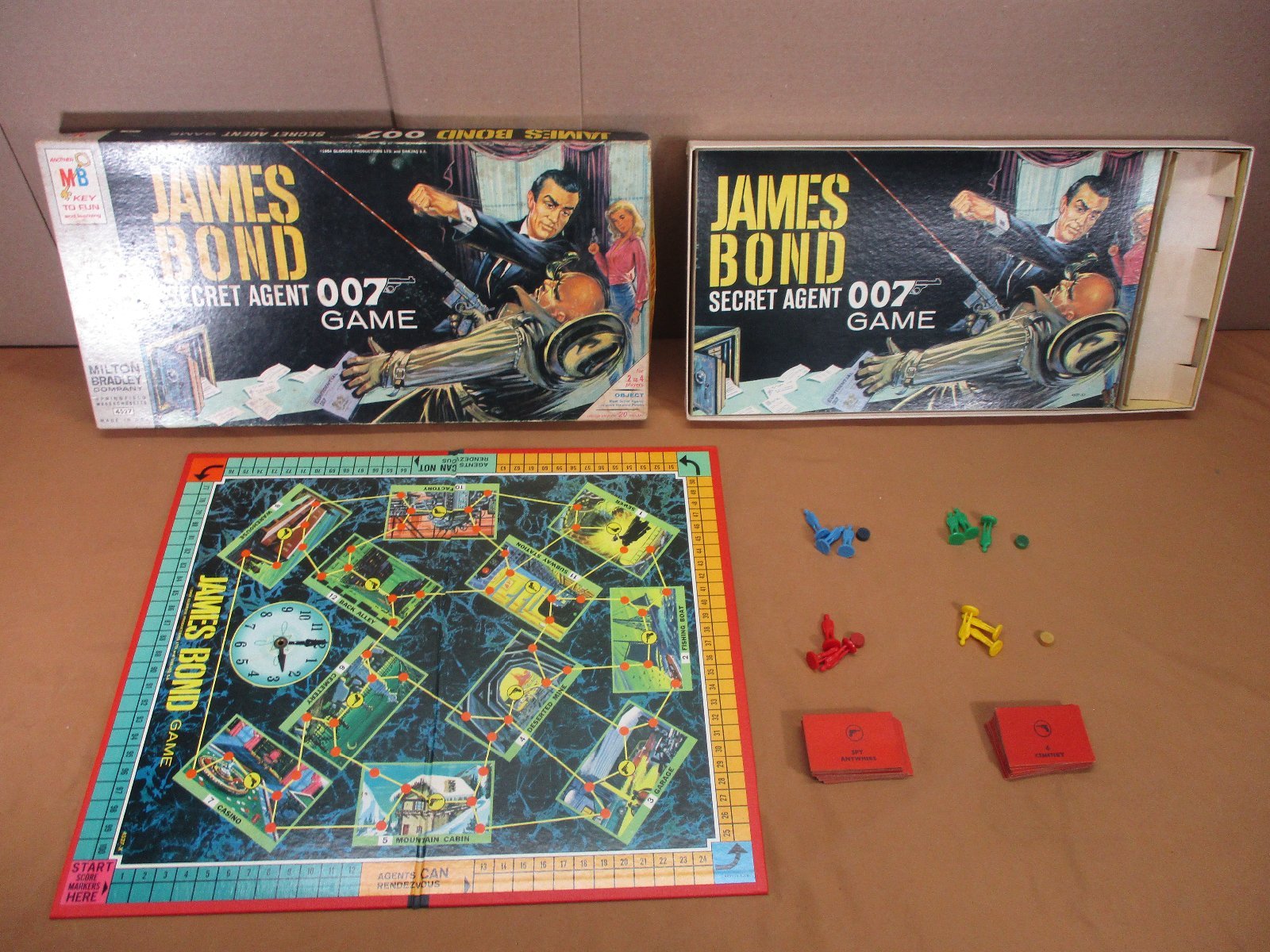Jeu De Société Triang 007 Bataille Sous-marine James Bond - Tri-Ang Vintage Rare - Complet ?