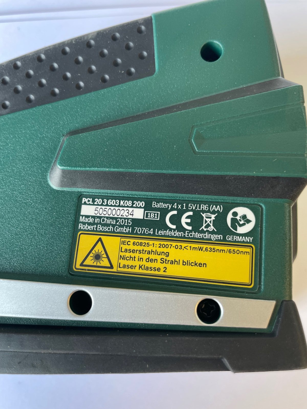 Ex Display Bosch PCL 20 Self Levelling Cross Line Laser Level PCL20