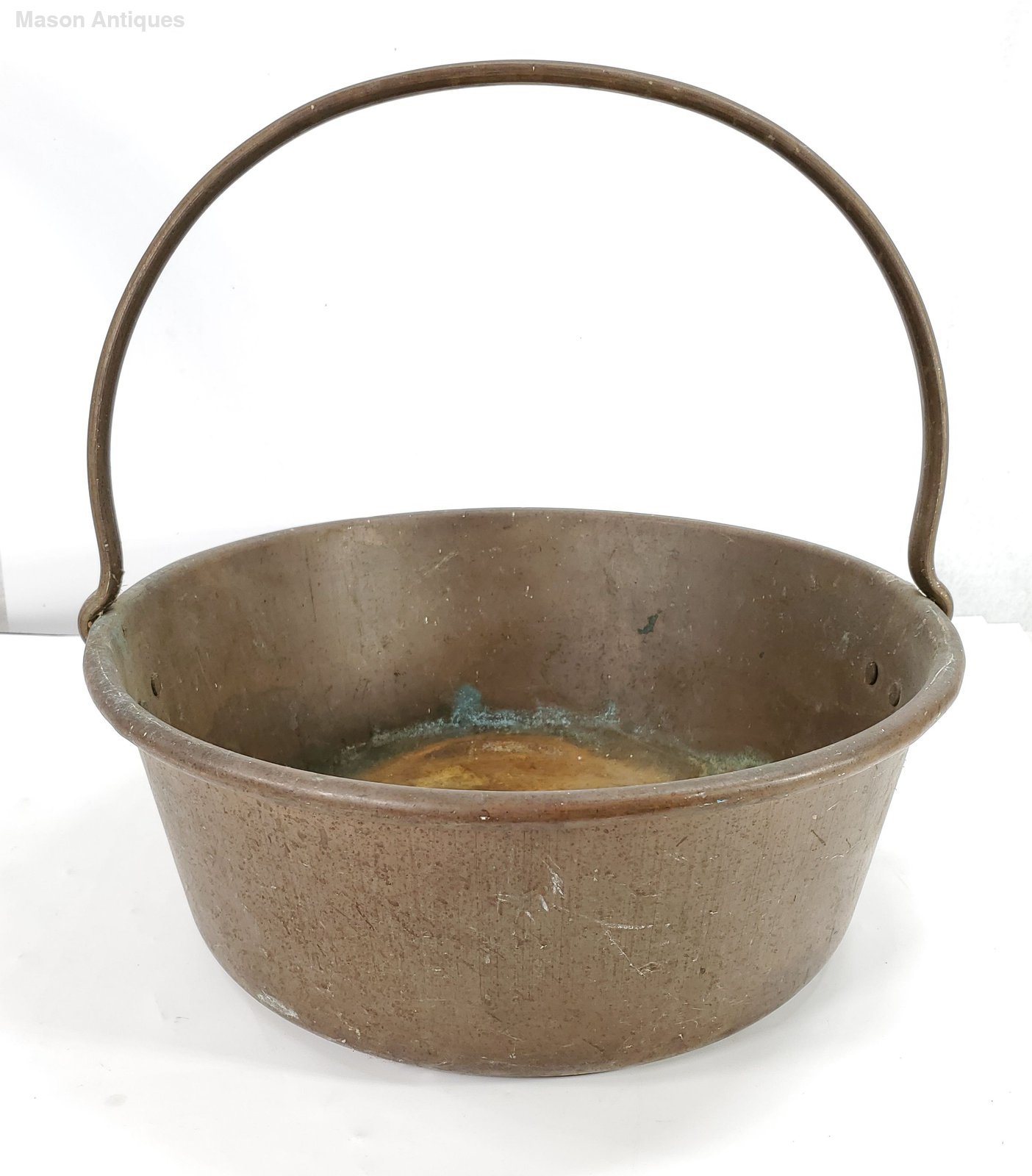 Antique or Vintage Large Copper Pot with Handle Heavy Duty | eBay