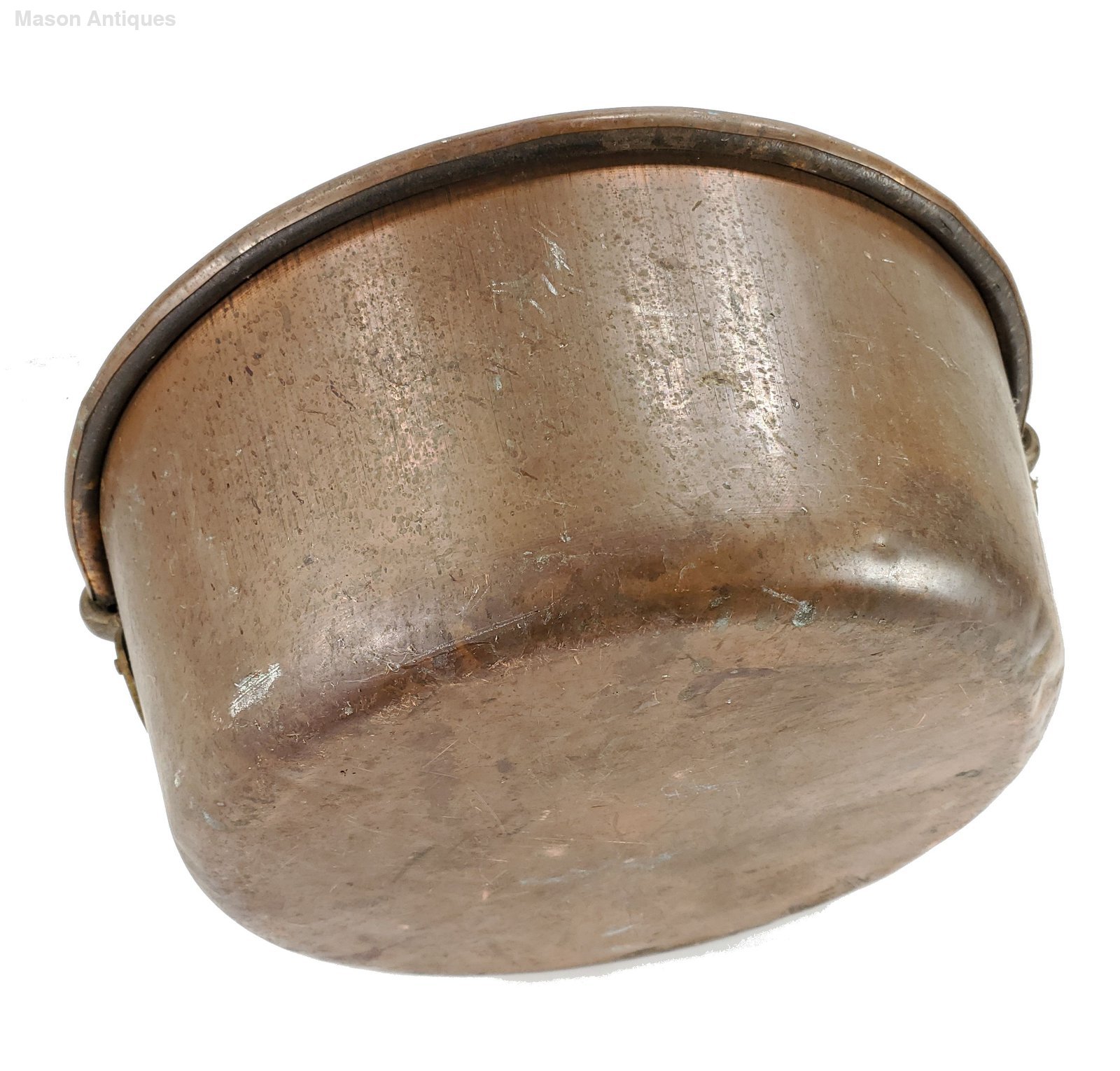 Antique or Vintage Large Copper Pot with Handle Heavy Duty | eBay