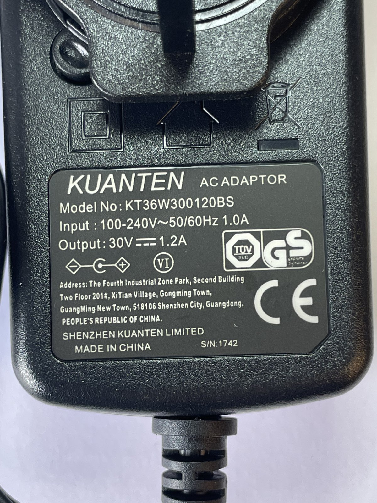 AC/DC Adapter Charger for AT&T ZTE MF279 Home Wireless Internet Base Router