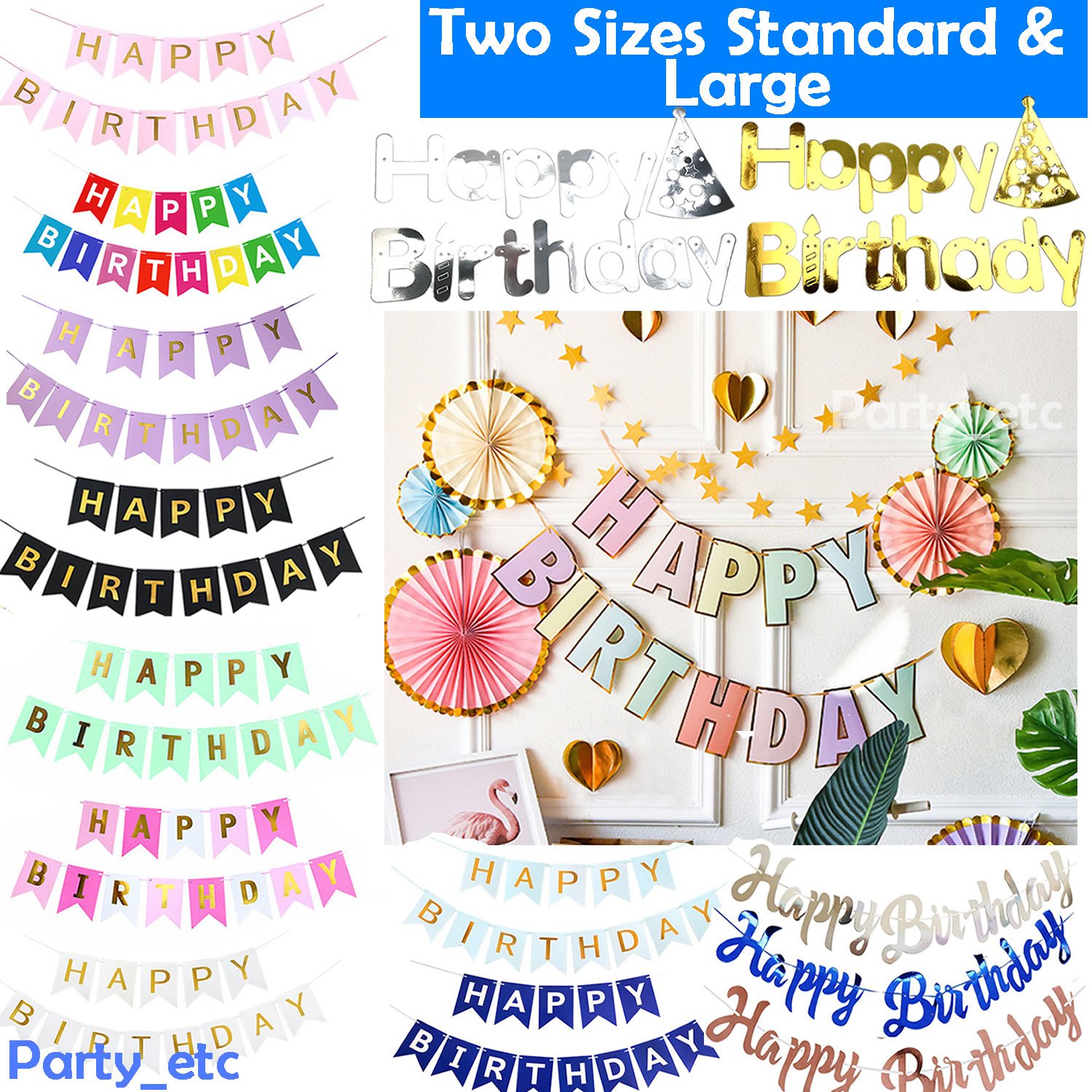 happy birthday Hanging Bunting