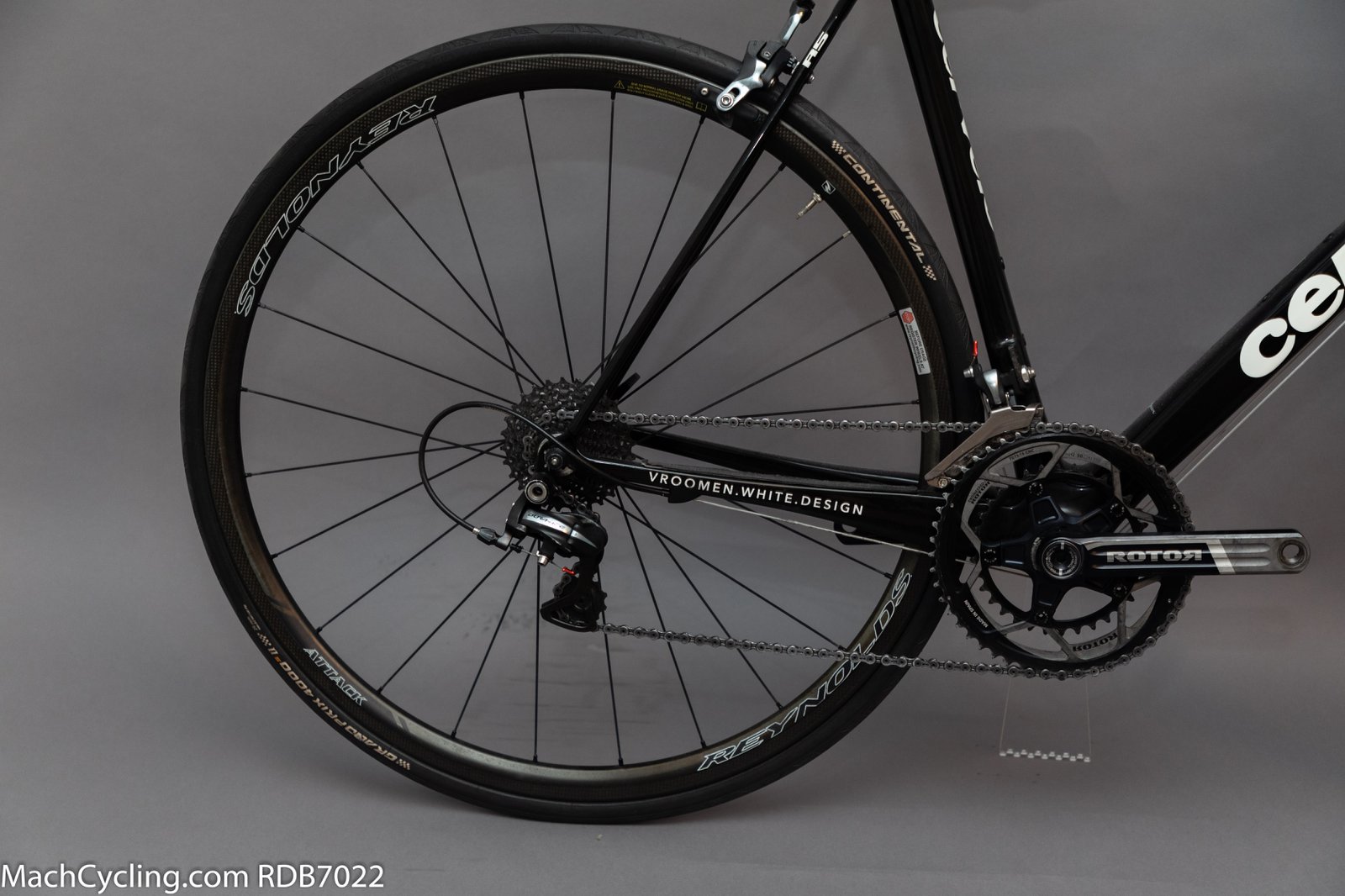 2012 Cervelo R5 SL VWD Reynolds Carbon Wheels Dura Ace Rotor