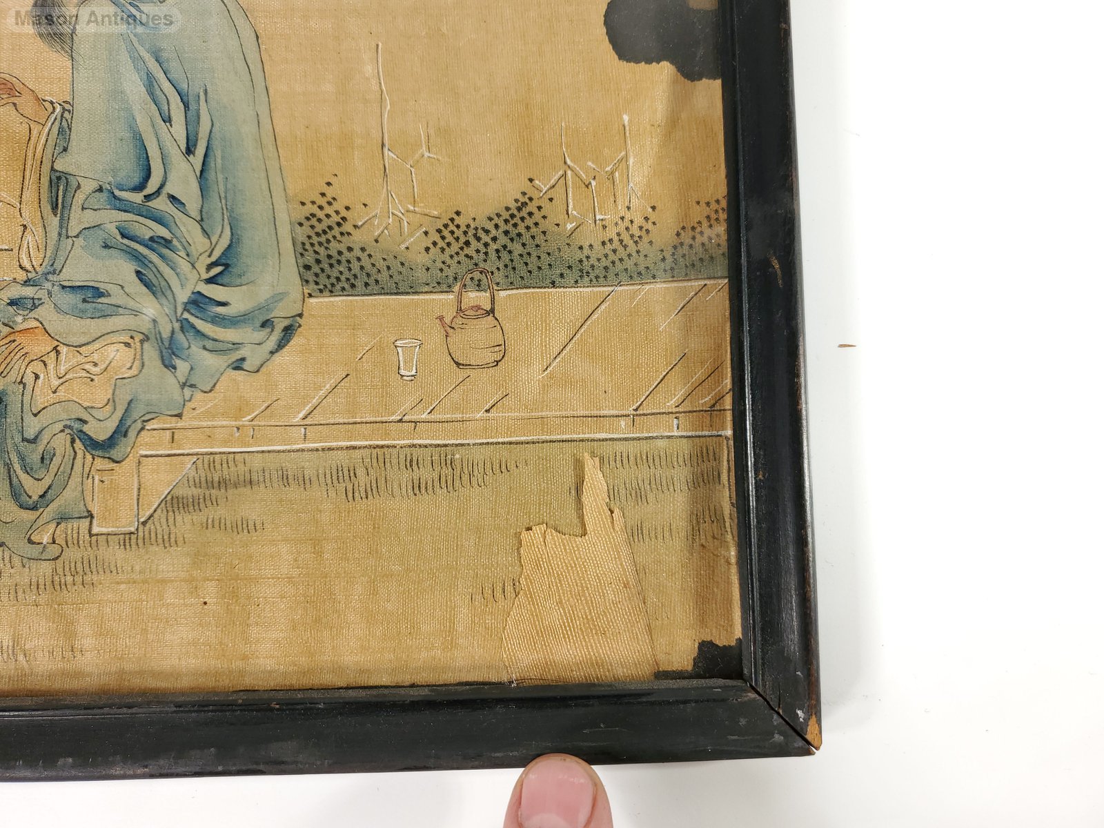 Peinture Chinoise Ancienne Signée Et Scellée | Début 20ème Siècle | Œuvre Originale Sur Papier