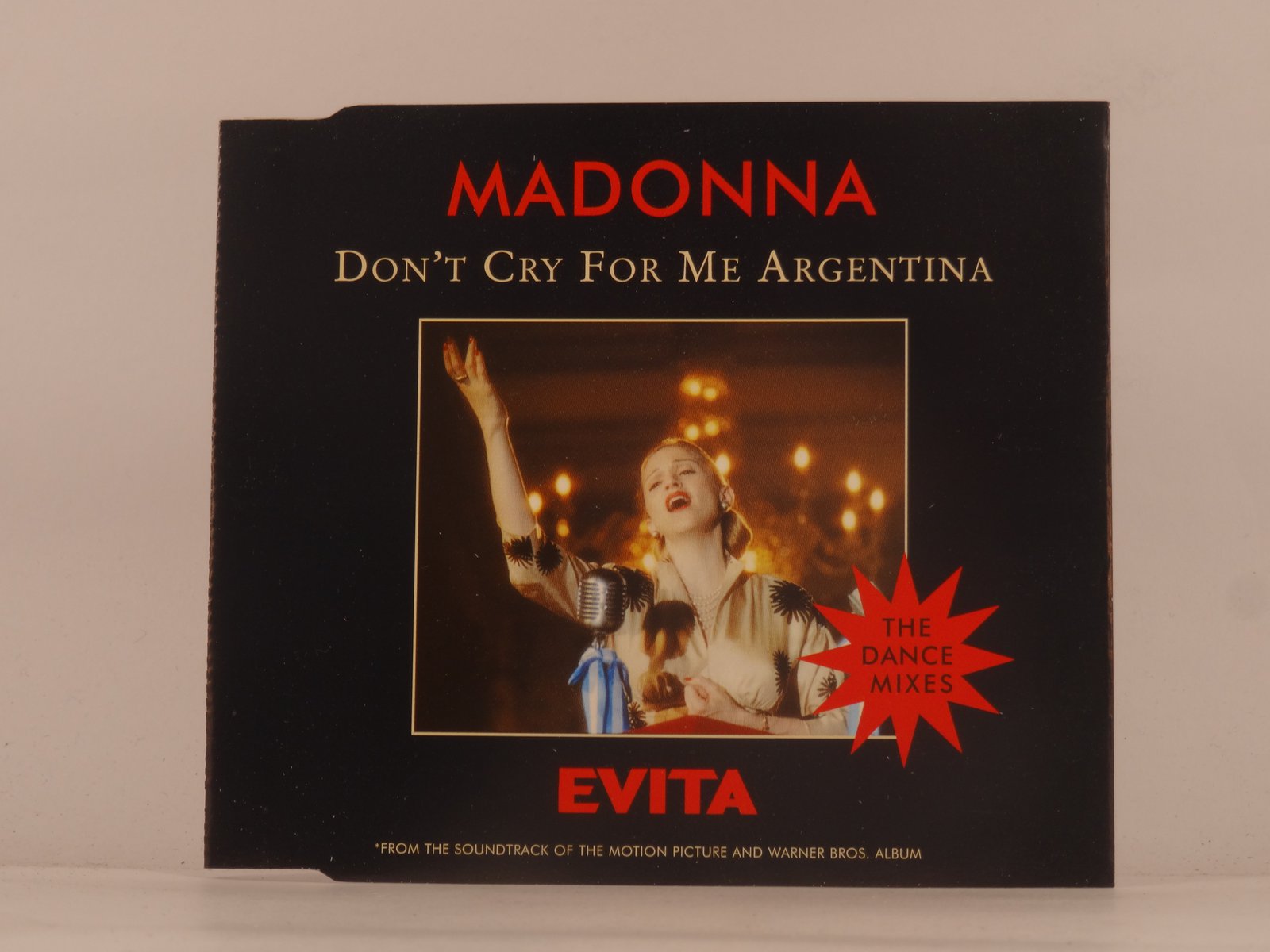 MADONNA DONT CRY FOR ME ARGENTINA (J3) 4 Track CD Single including ...