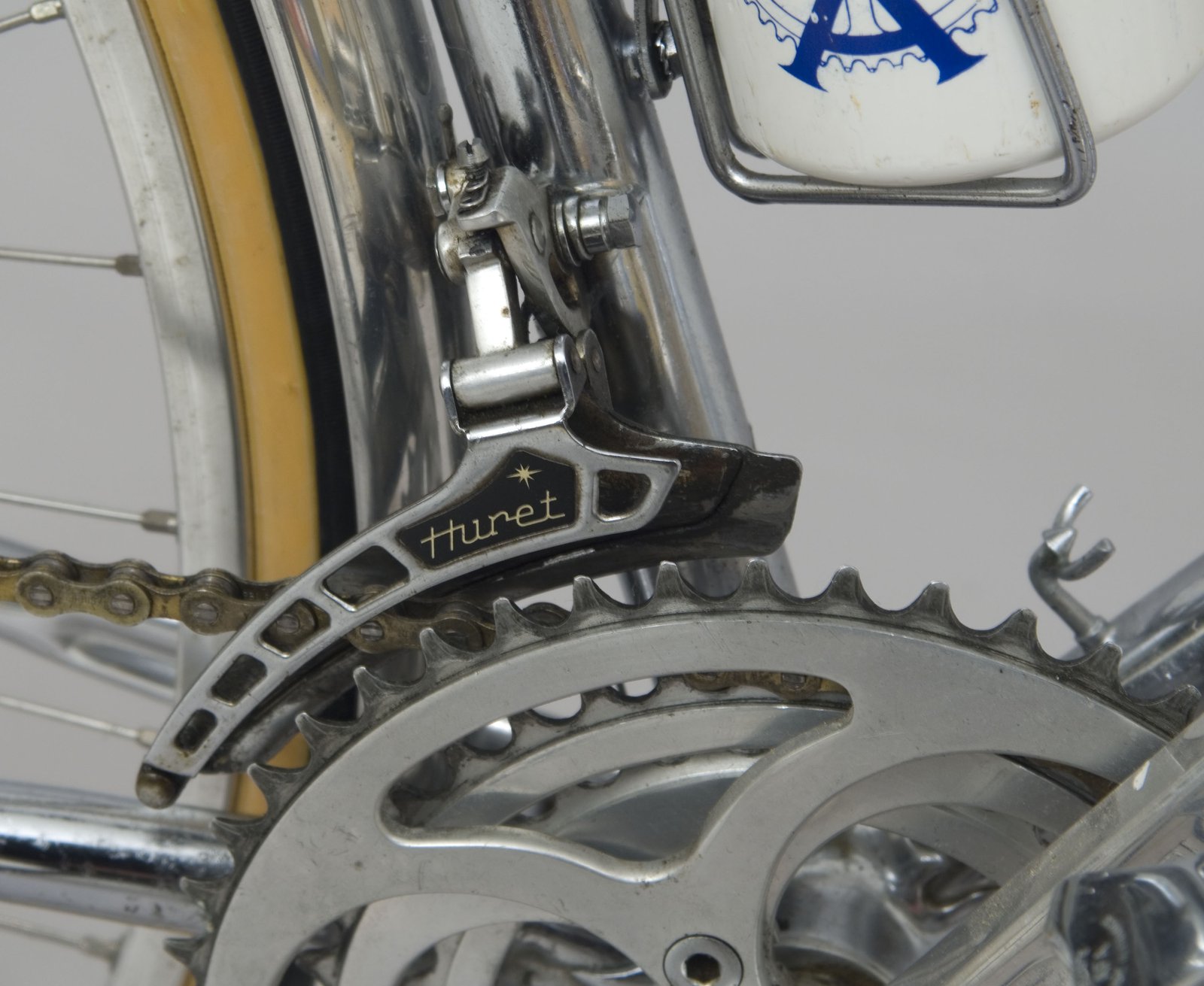 Ancien Dérailleur Huret En Bronze – Vélo Vintage, Randonneuse