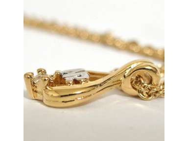 Authentic NINA RICCI Rhinestone Necklace 2 set Goldtone Good Authentic NINA RICCI Rhinestone Necklace 2 set Goldtone Good