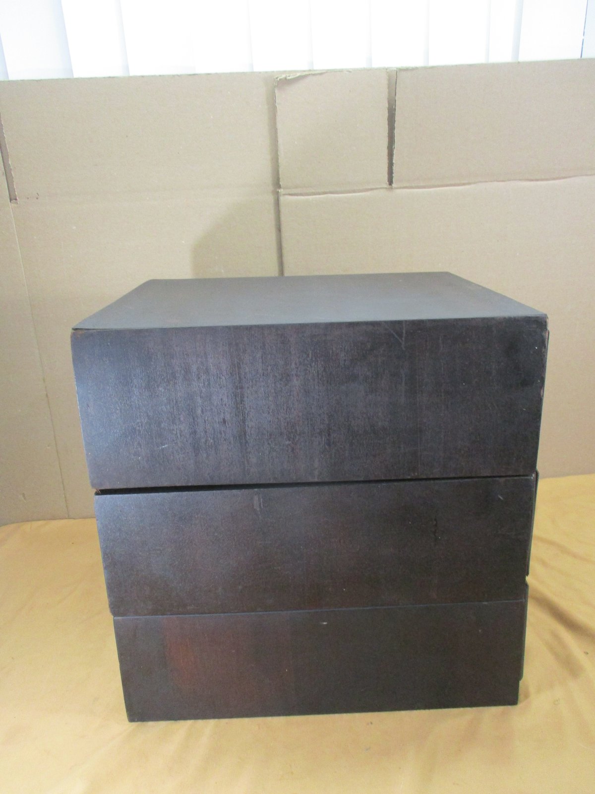 Vintage WEIS Arts & Crafts 6 Drawer Wood Index Card File