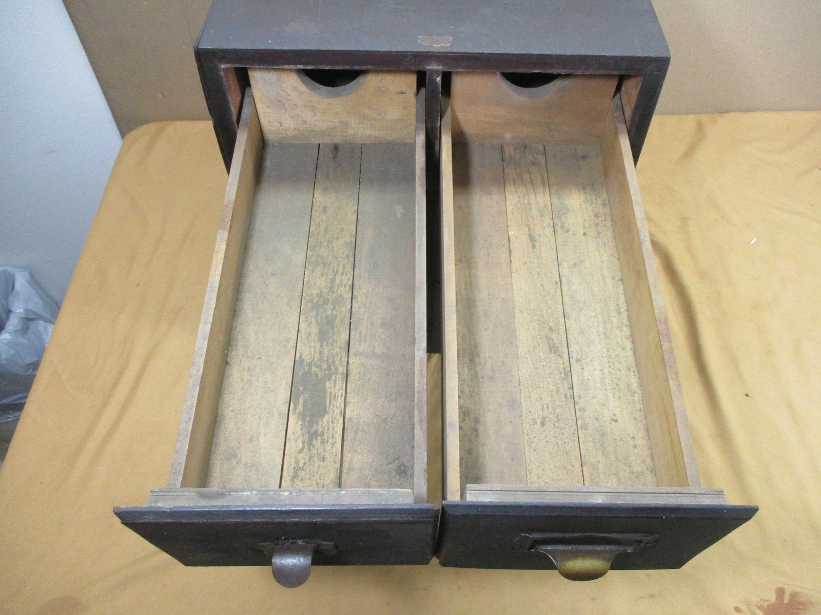 口豪奢 Vintage WEIS Arts & Crafts 6 Drawer Wood Index Card File 小物