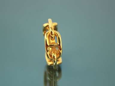 小物 HERMES Charms Cadenas scarf ring HERMES Permabrass Mini Loop Charms Cadenas Scarf Ring Gold