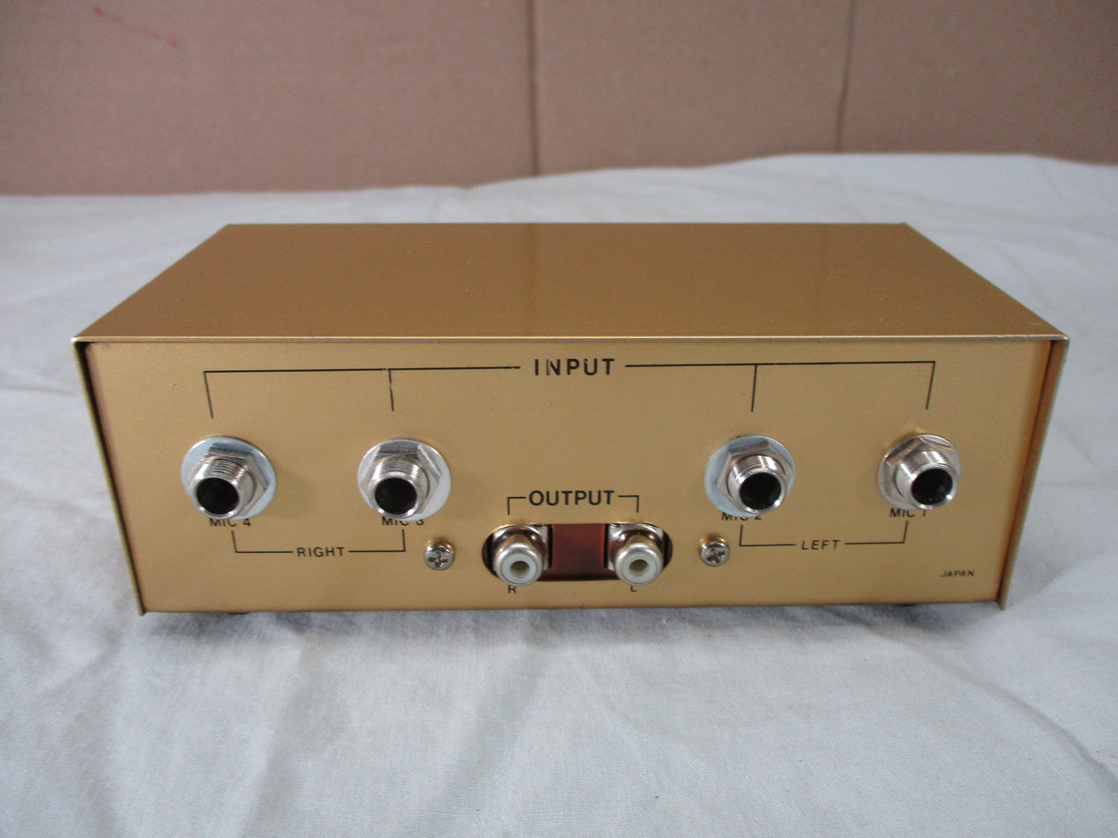 【廃盤品】MiMC 4点セット Vtg Vanco MM-5 Mini Transistorized 4 Channel 1/4” Mic Mixer Made
