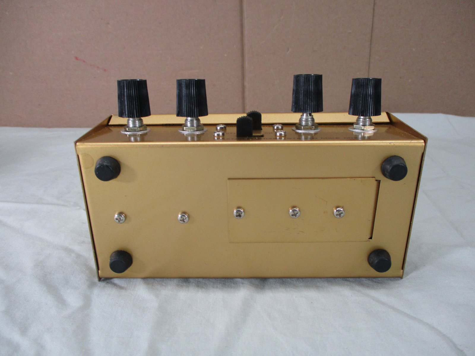 Vtg Vanco MM-5 Mini Transistorized 4 Channel 1/4” Mic Mixer Made