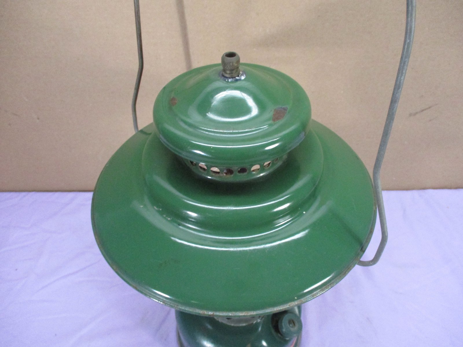 Vintage Coleman Big Hat Dual Mantle Gas Lantern 228E May