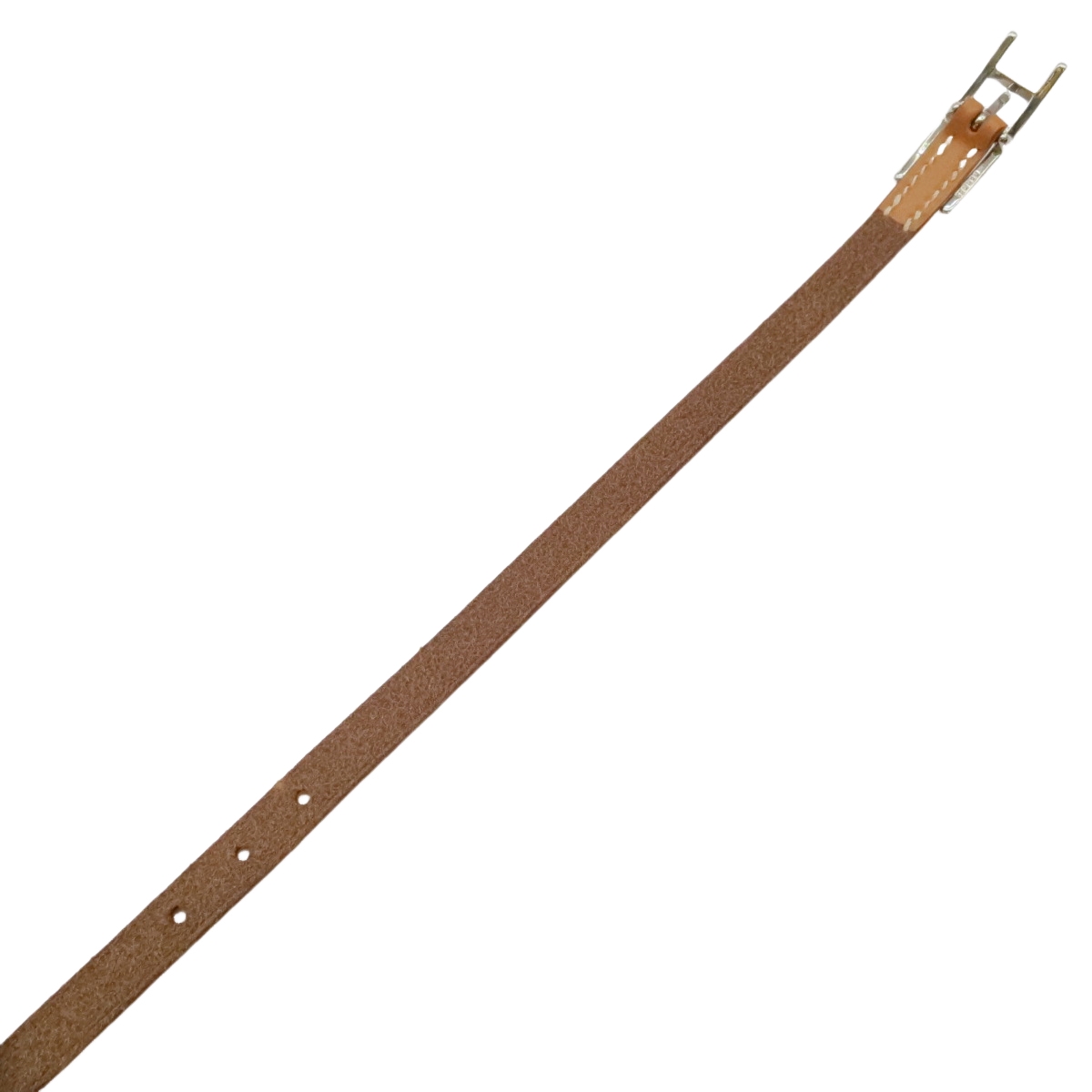 Authentic HERMES Hapi 3 Bracelet Light Brown Leather