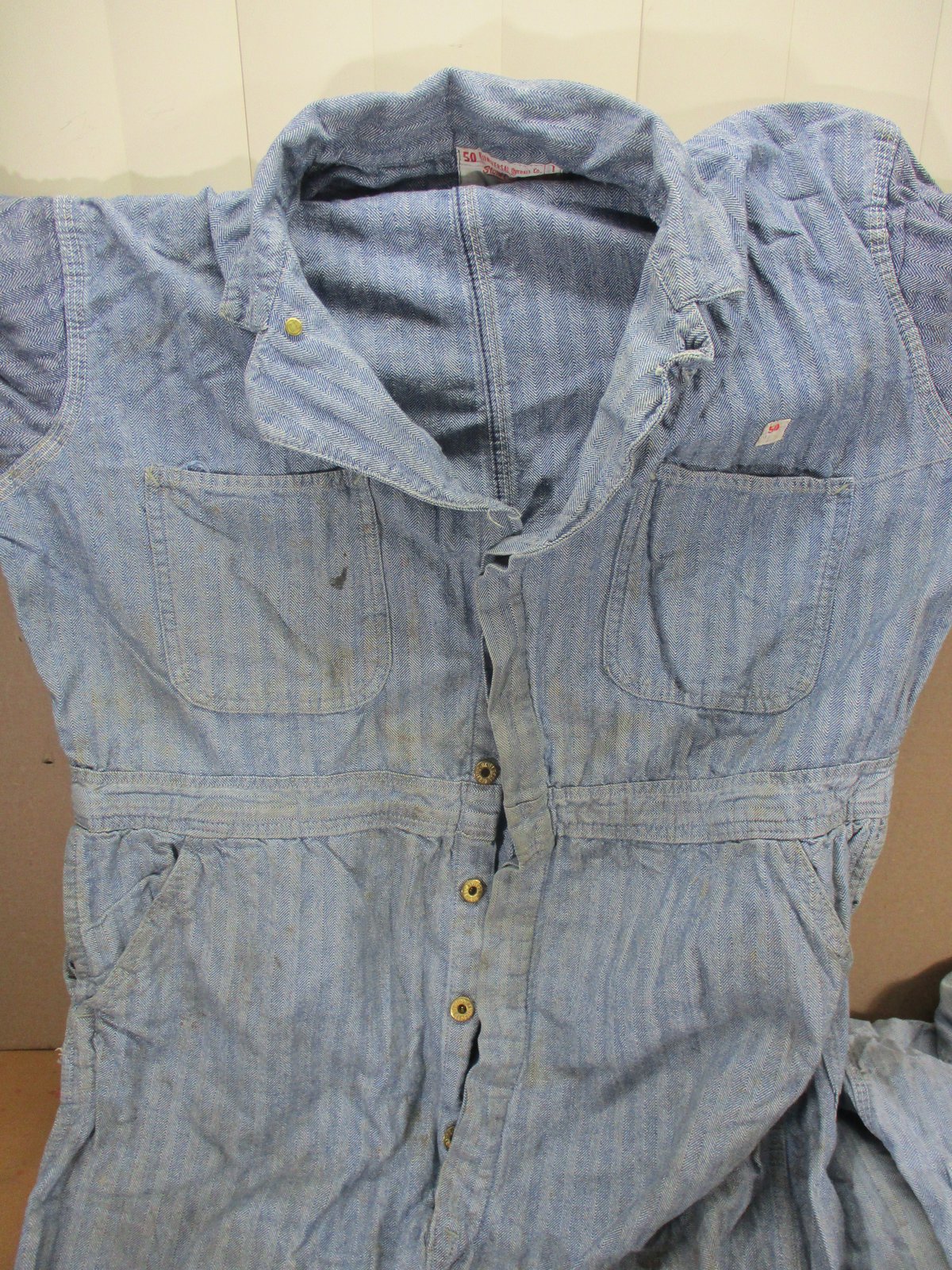 ユニバーサルオーバーオールTALON USA製 stone cutter 70s Vintage Universal Overall Chicago Stone Cutter Retro 70's