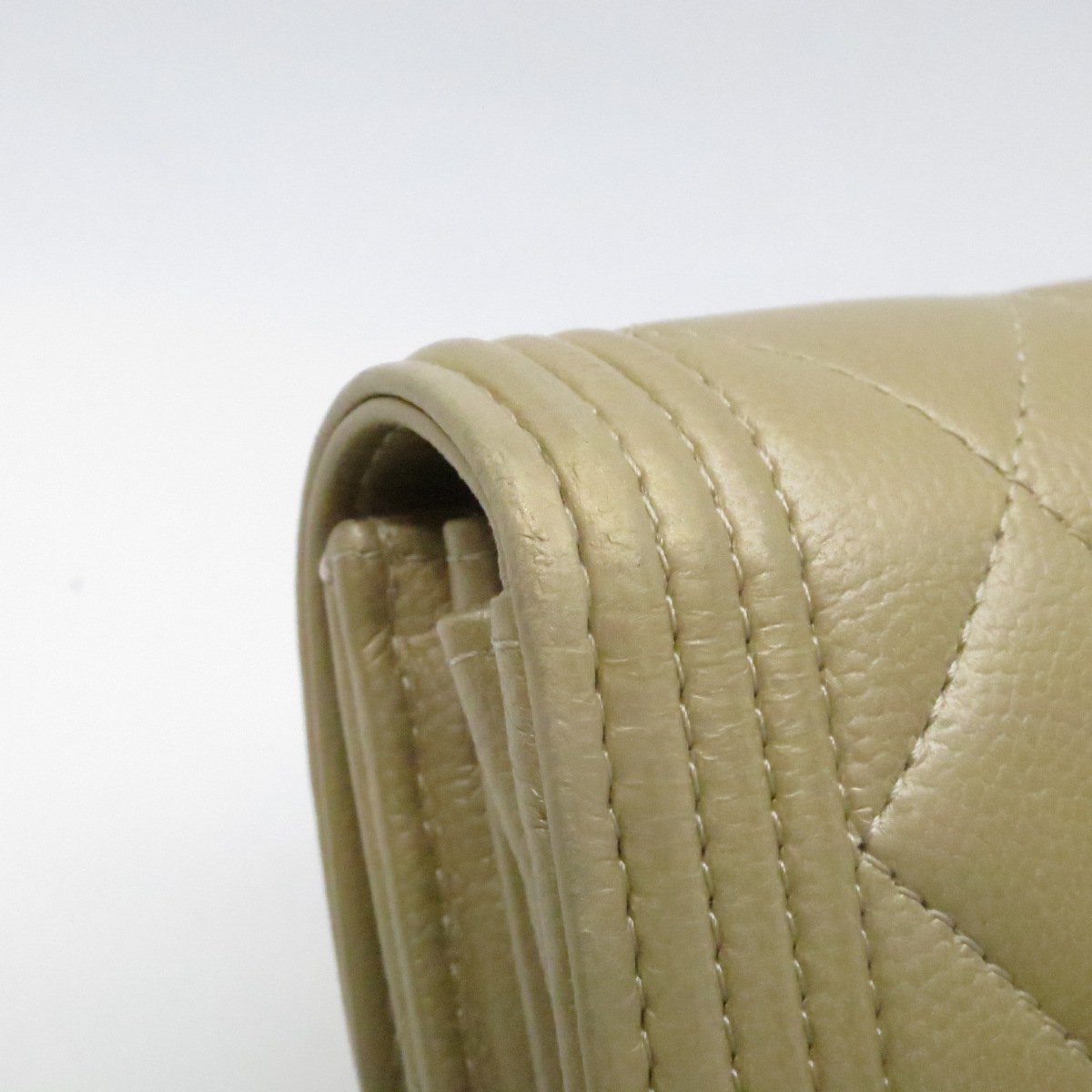 Authentic CHANEL Boy Chanel Matelasse Long Wallet Caviar