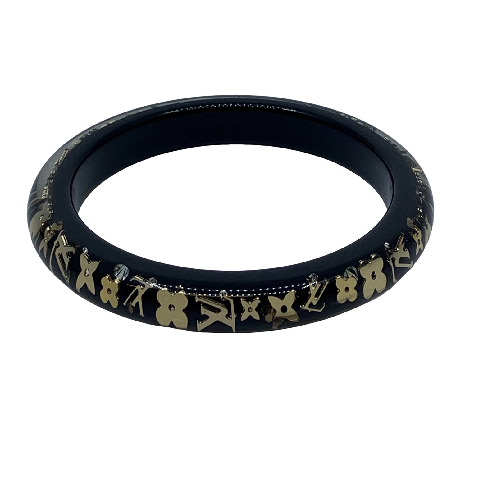 Authentic LOUIS VUITTON Bracelet Inclusion M65300 Black