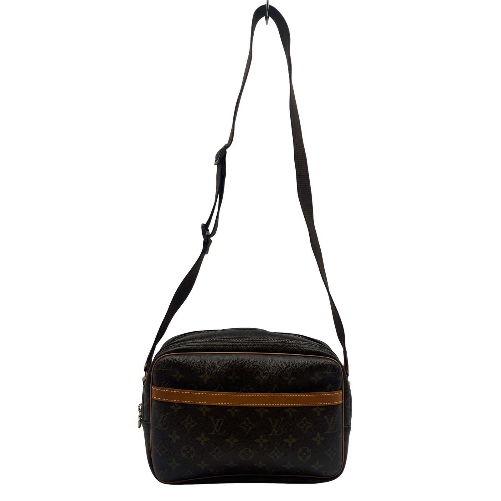 Auth LOUIS VUITTON Reporter PM Cross Body Bag M45254 Monogram