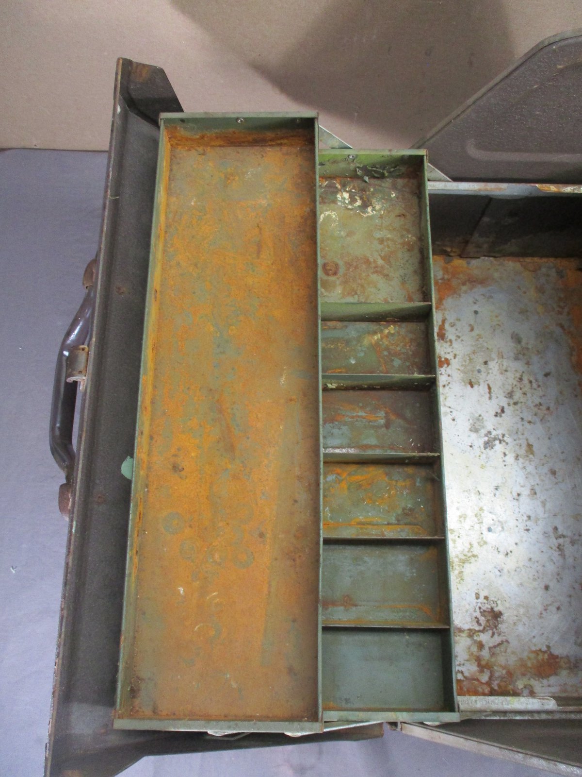 Vintage Kennedy Kits 1018 Cantilever Fishing Tackle Tool Box 4 Tray | eBay