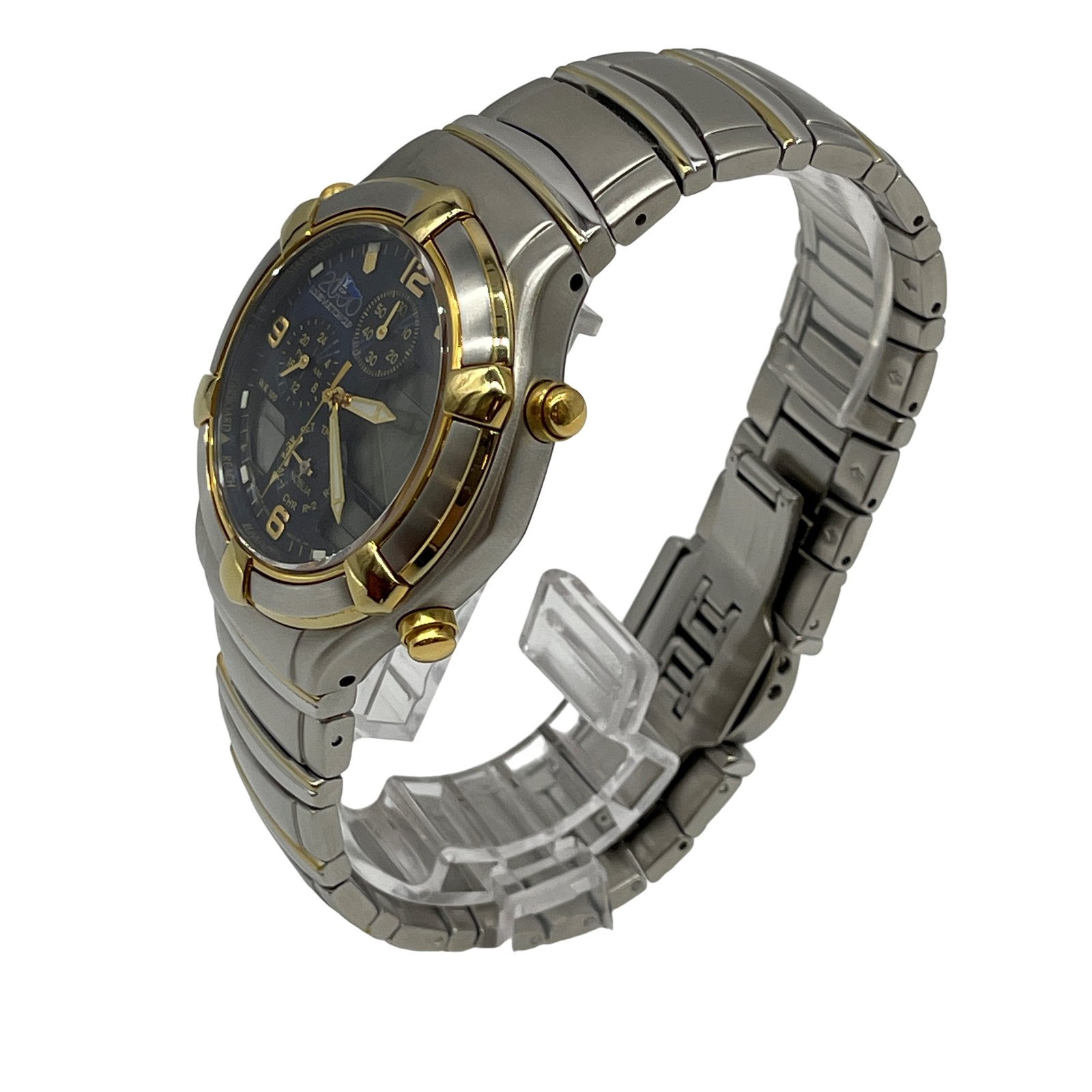 Auth LOUIS VUITTON CUP 2000 Noblia Japan Wrist Watch Silver