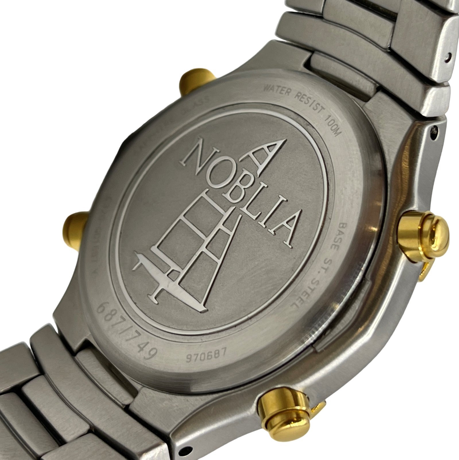 Auth LOUIS VUITTON CUP 2000 Noblia Japan Wrist Watch Silver