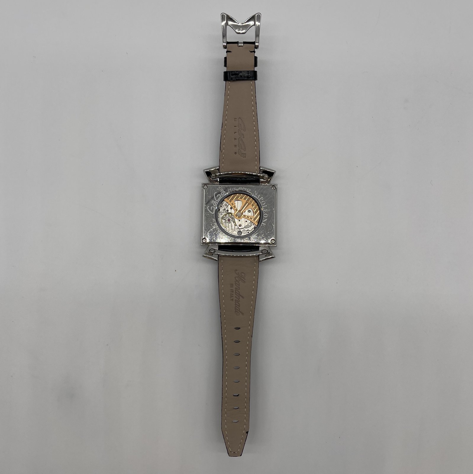 Authentic Gaga Milano Napoleone 6000.2D No.2603 Wrist Watch
