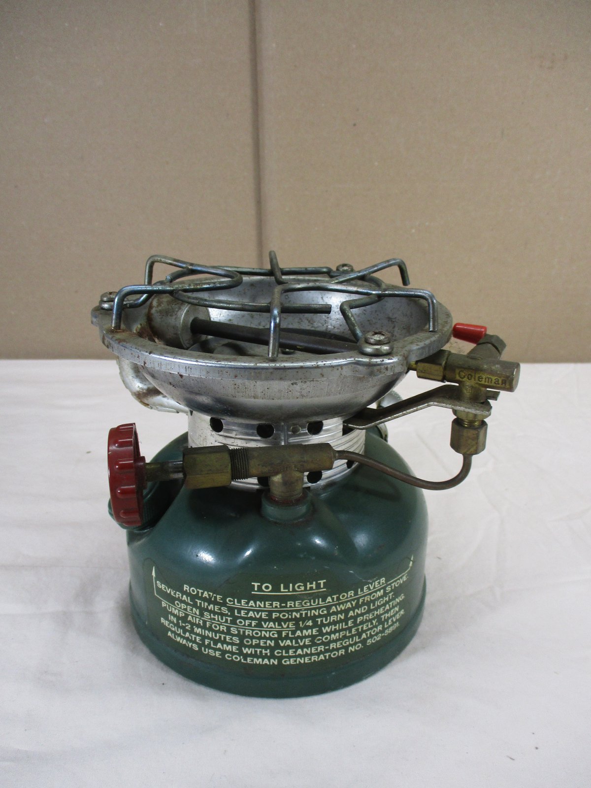 Coleman single burner 502 78年12月製造 コールマン Coleman single burner 502 78年12月製造 コールマン Coleman