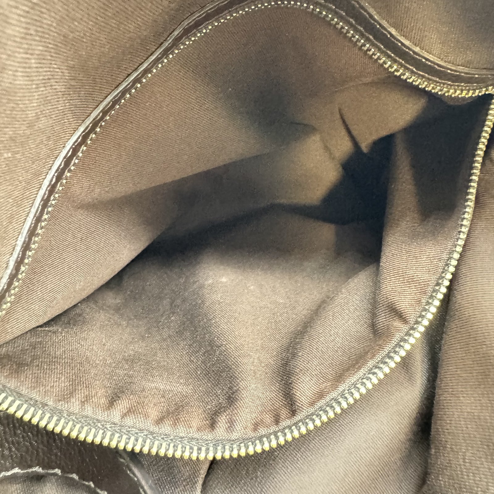 Authentic GUCCI GG Shoulder Bag 211810 Brown Canvas