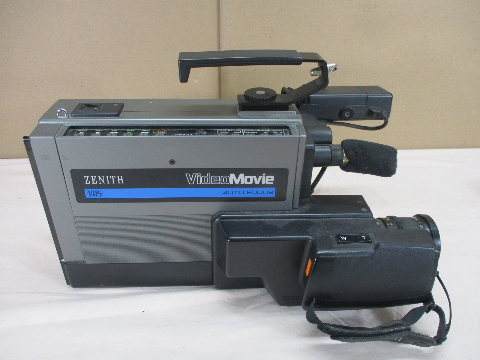 Vtg Zenith VM7000 VHS Movie Video Camcorder Camera Recorder w