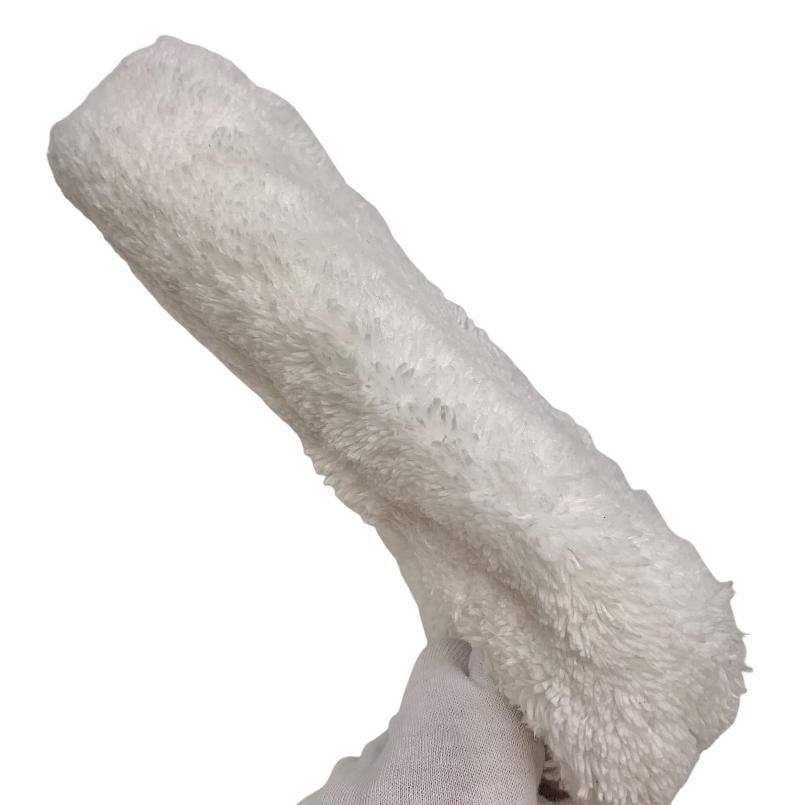 RUNA prada Authentic PRADA Re-Edition 2000 Spugna Hand Bag 1NE515 White Fur