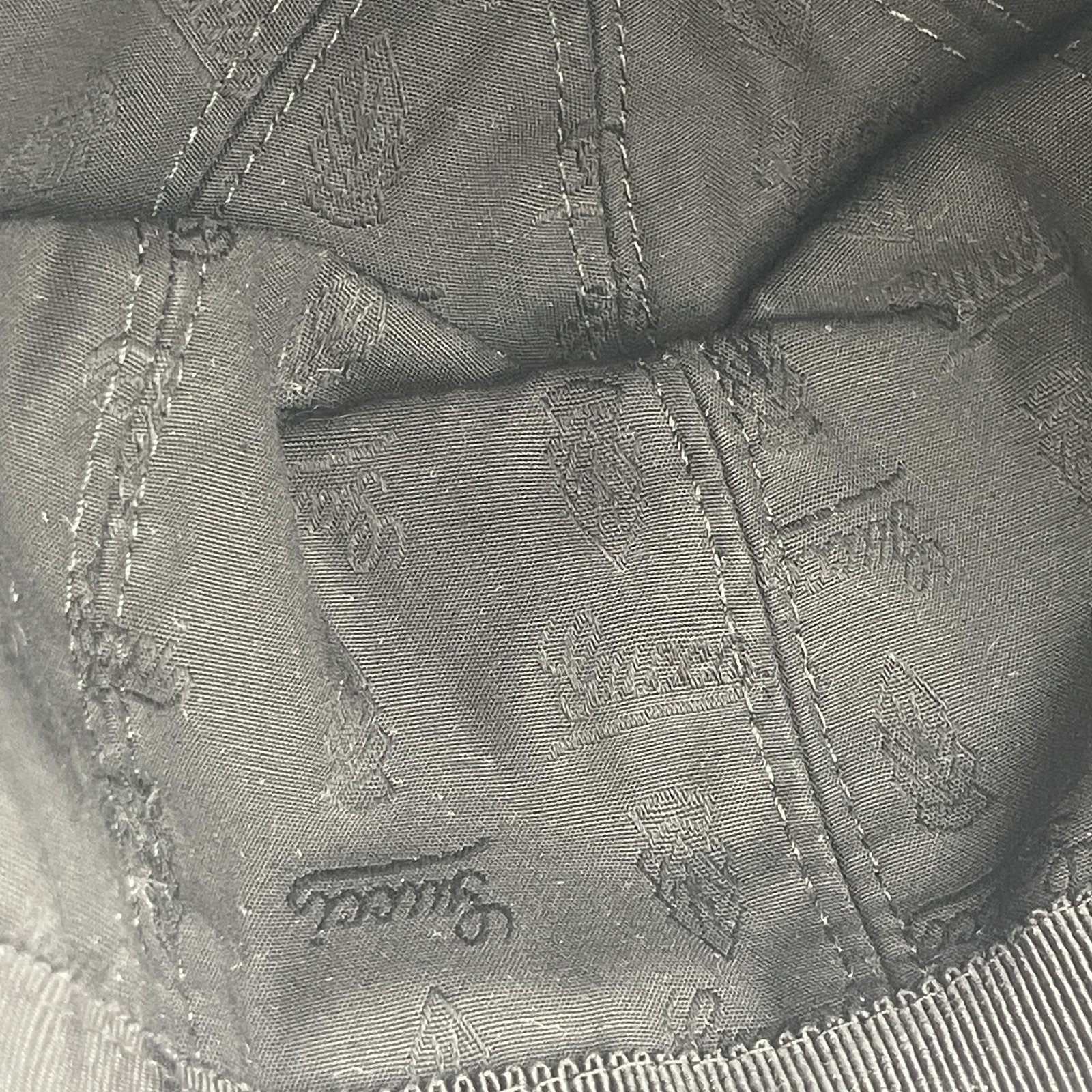 Authentic GUCCI GG CAP SIZE:XL Hat Black Cashmere #36634083