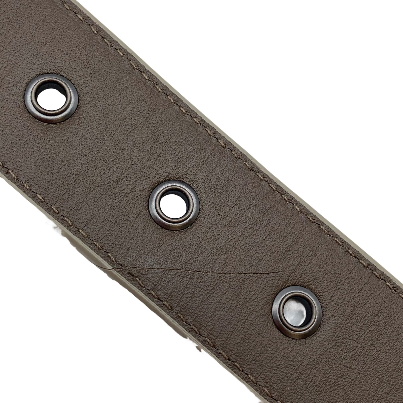Auth BOTTEGA VENETA Cintura INTR.VN/OTT.ANTIQUE 85cm Belt