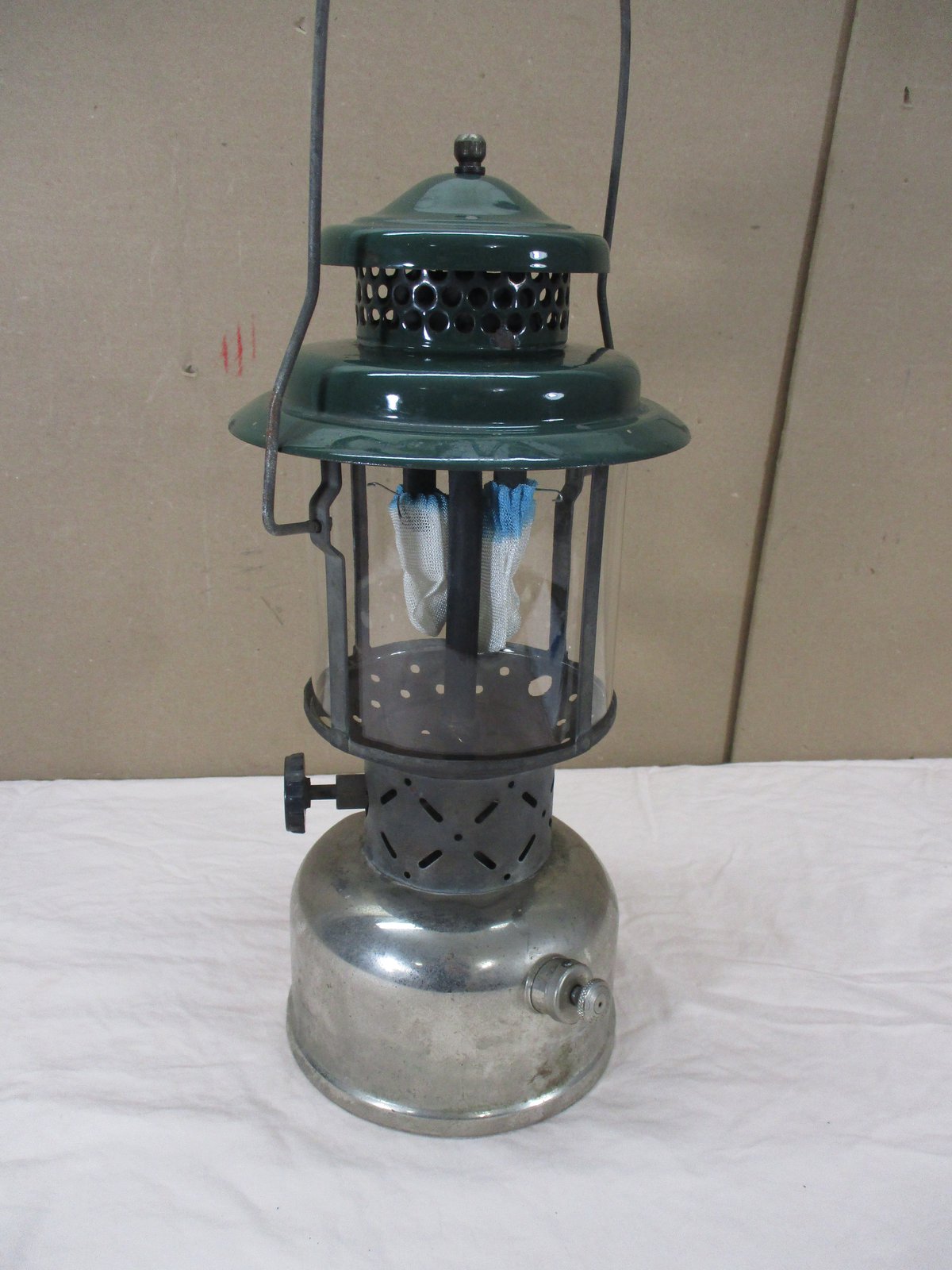 Vintage 1940's-1950's Coleman 220D Nickel Bottom Camping