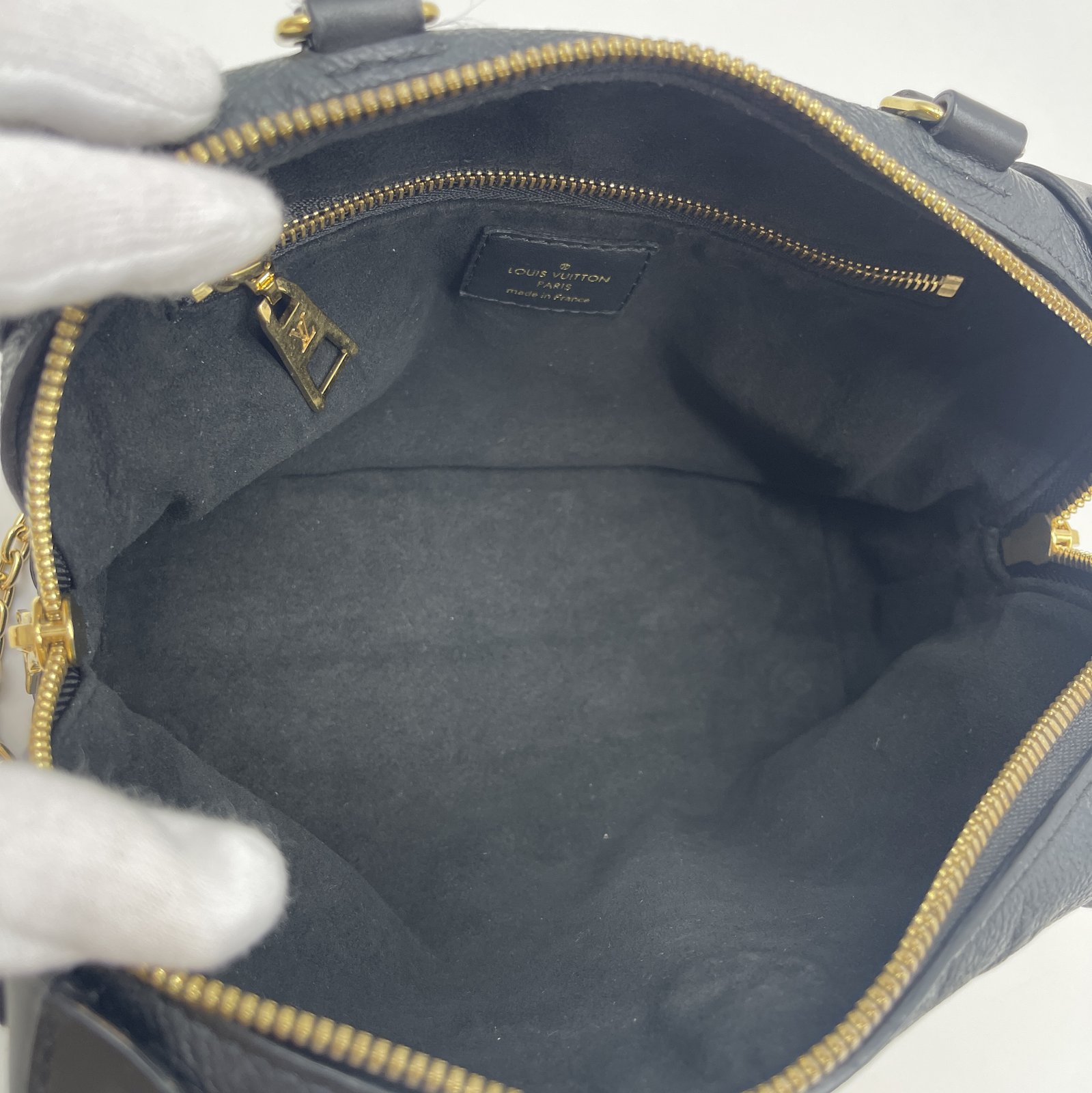 Auth LOUIS VUITTON Petit Maru Suple Monogram EMPREINTE M45393
