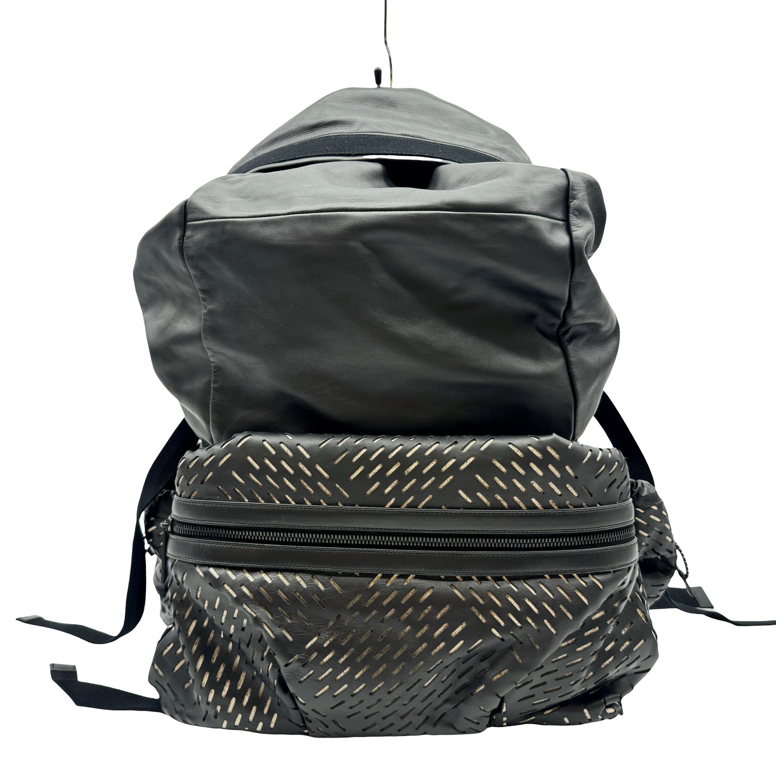 Authentic BOTTEGA VENETA 580351VBOY1 Perforated Backpack Authentic BOTTEGA VENETA 580351VBOY1 Perforated Backpack