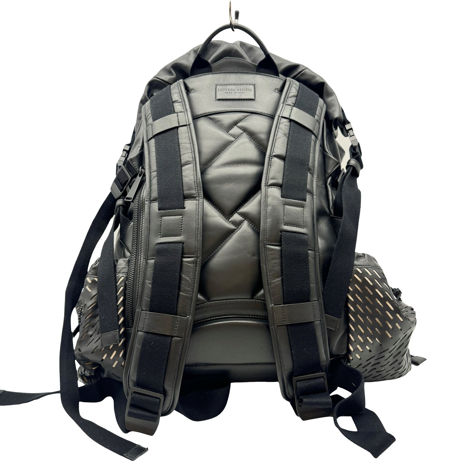 Authentic BOTTEGA VENETA 580351VBOY1 Perforated Backpack Authentic BOTTEGA VENETA 580351VBOY1 Perforated Backpack