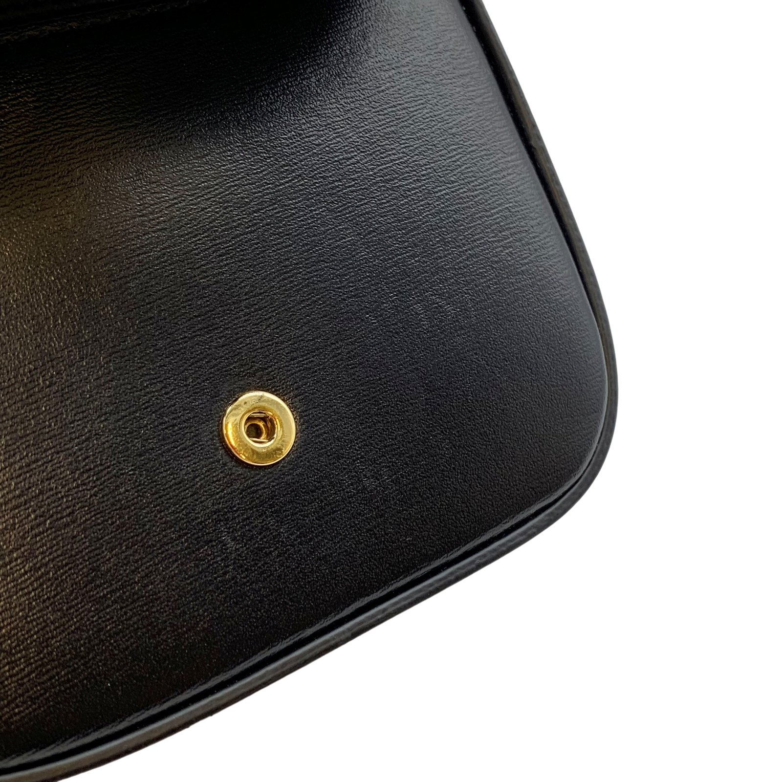 Authentic CELINE Mini Triomphe Calf Leather Shoulder Bag