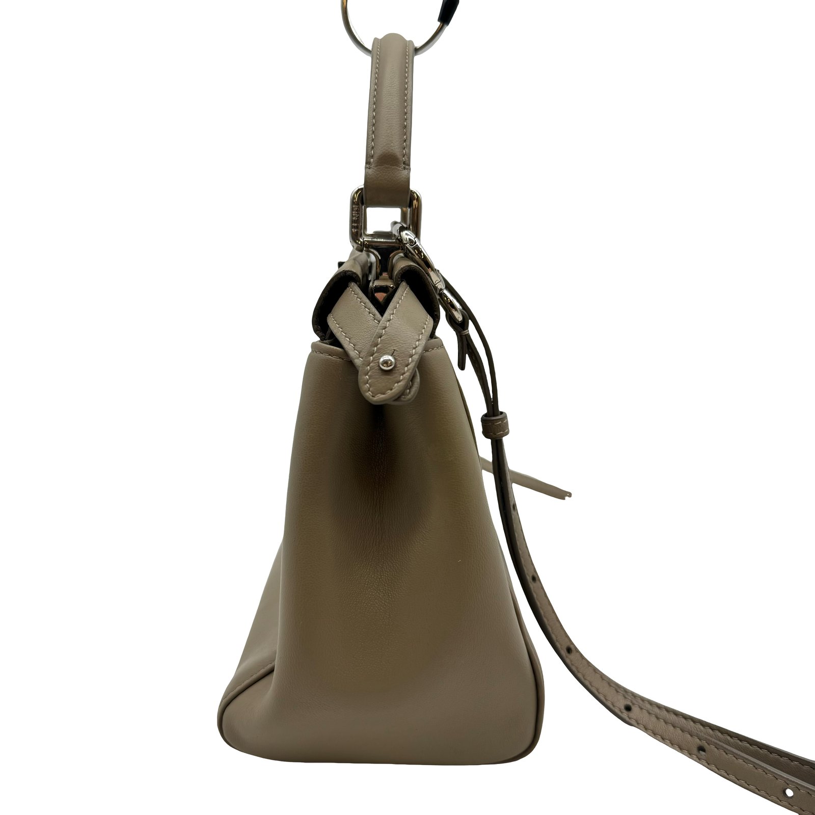 Authentic FENDI Peekaboo Mini 2WAY Shoulder Bag Hand Bag