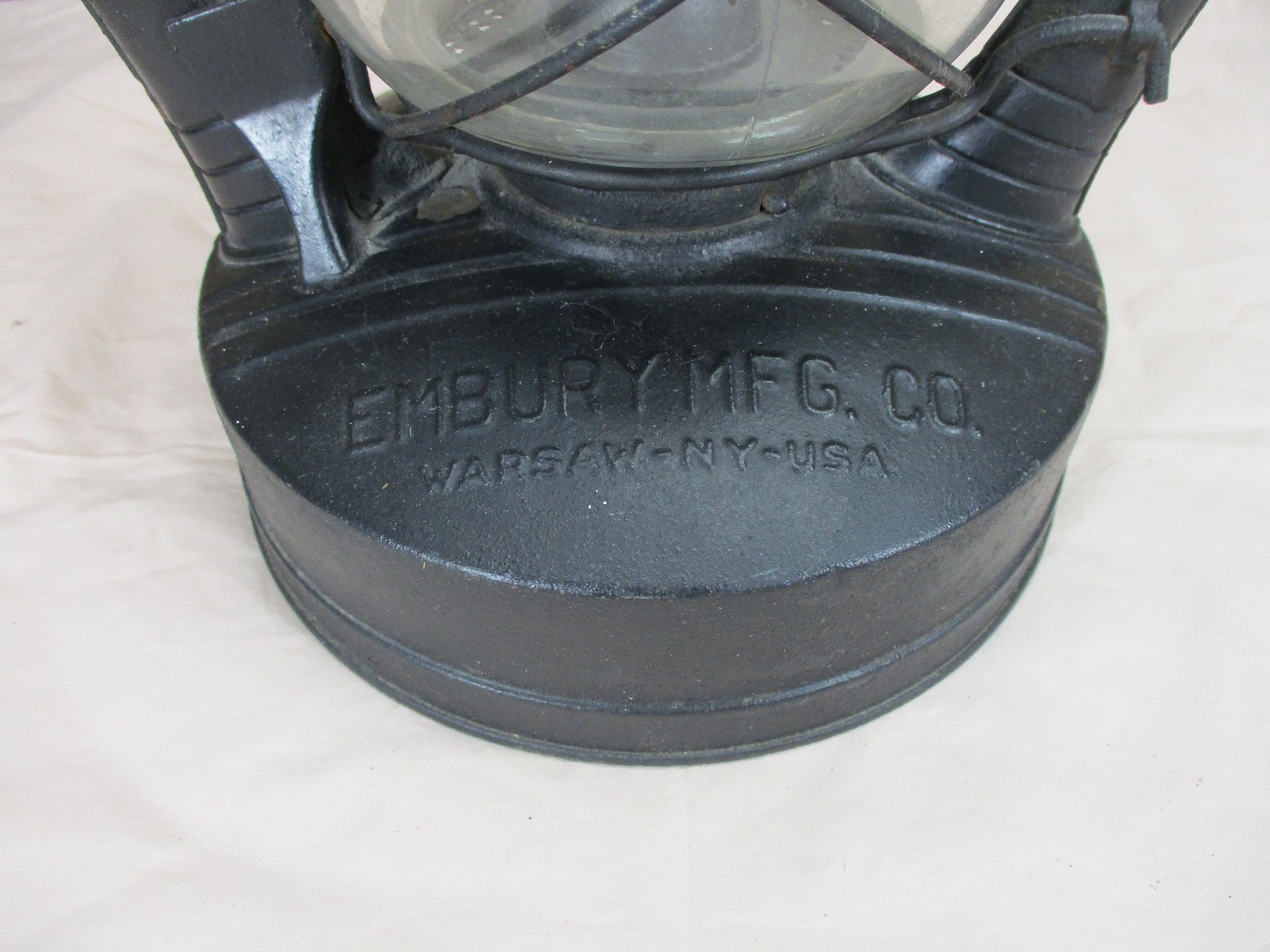 Vintage Embury No. 2 Air Pilot Barn RR Kerosene Lantern Star