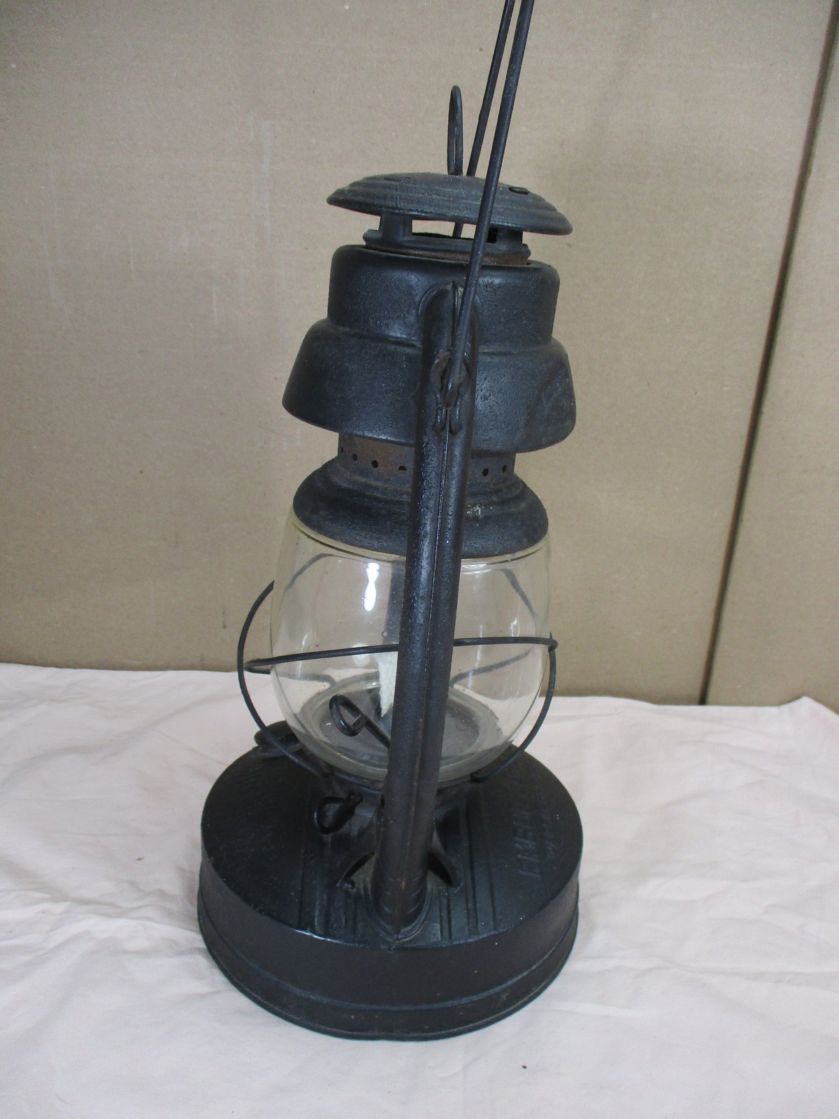 Vintage Embury No. 2 Air Pilot Barn RR Kerosene Lantern Star