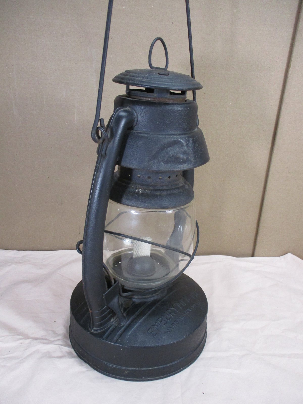 Vintage Embury No. 2 Air Pilot Barn RR Kerosene Lantern Star