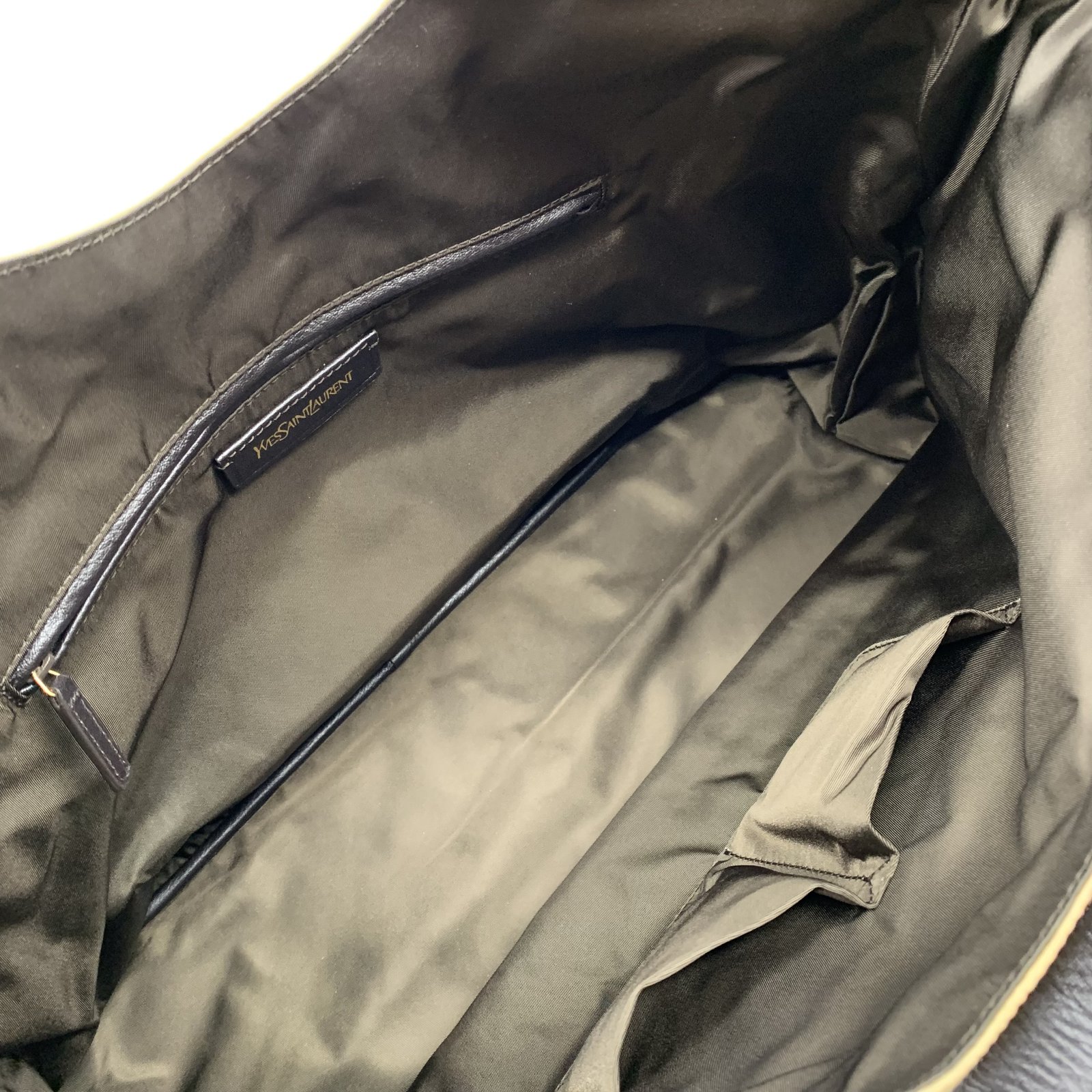 Authentic SAINT LAURENT Ysl Sac Cabas BDJ Tote Bag 293005