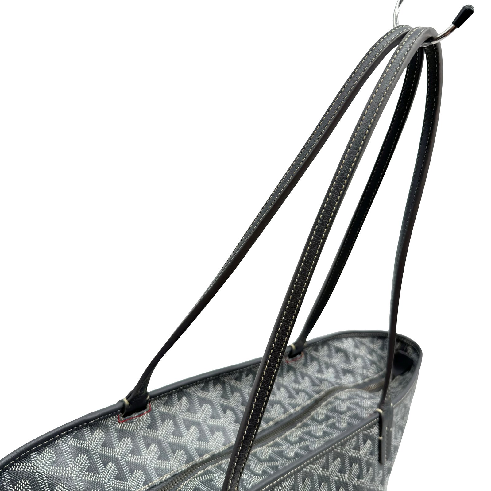 ゴヤール アルトワ MM AMA ARTOIS MM バッグ　グレー Authentic GOYARD Artois MM Hand Bag Tote Bag Gray Canvas