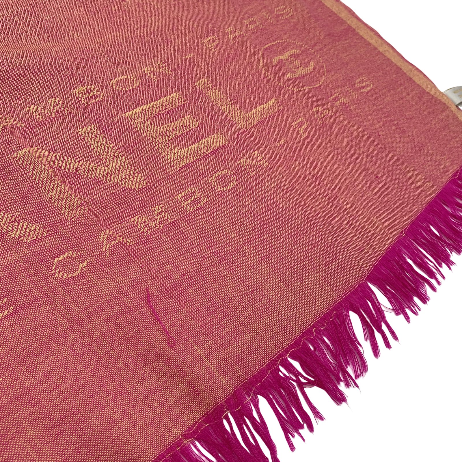 Authentic CHANEL CC Scarf Pink Cashmere #36634774 | eBay