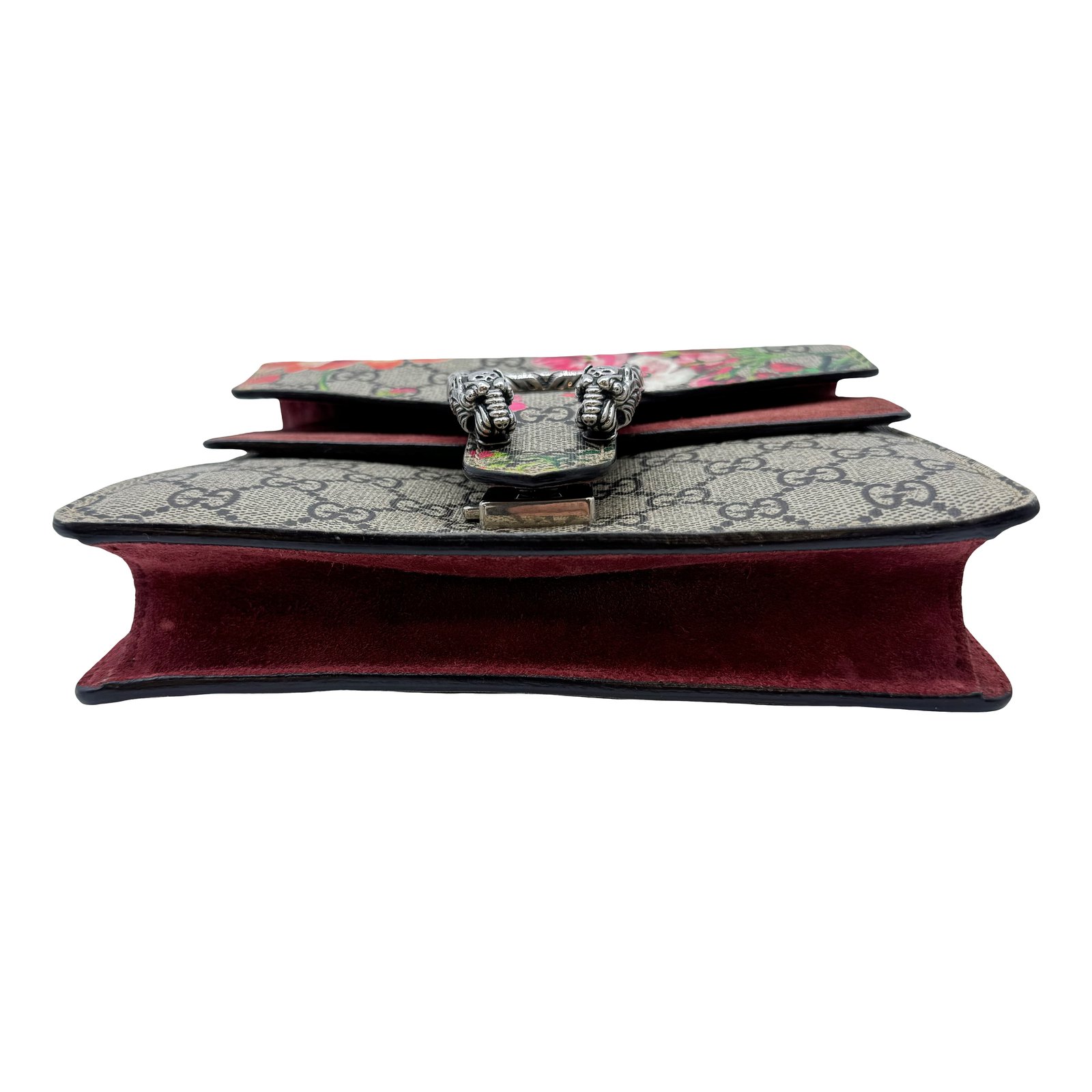 Auth GUCCI Dionysus GG Blooms PM Chain Shoulder Bag 421970