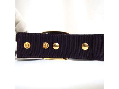 Auth Vintage Salvatore Ferragamo Vara Ribbon Purple Belt 74  display picture 2
