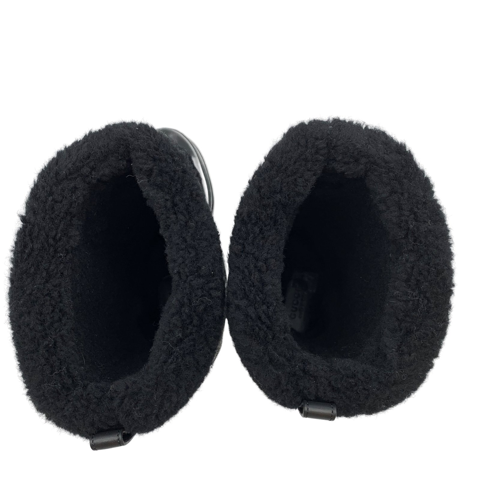 Authentic GUCCI Zueus Furry Fabric Boots Size:36 US:6 769511