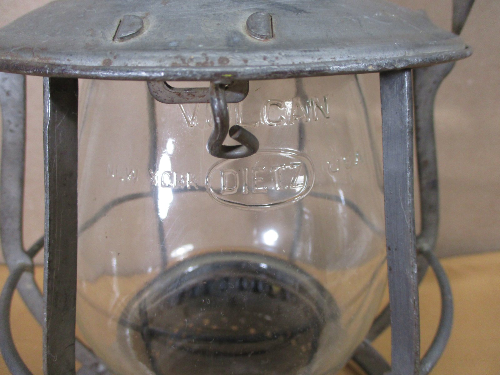 Vintage Dietz No.39 NEW YORK Steel Clad Rail Road Lantern