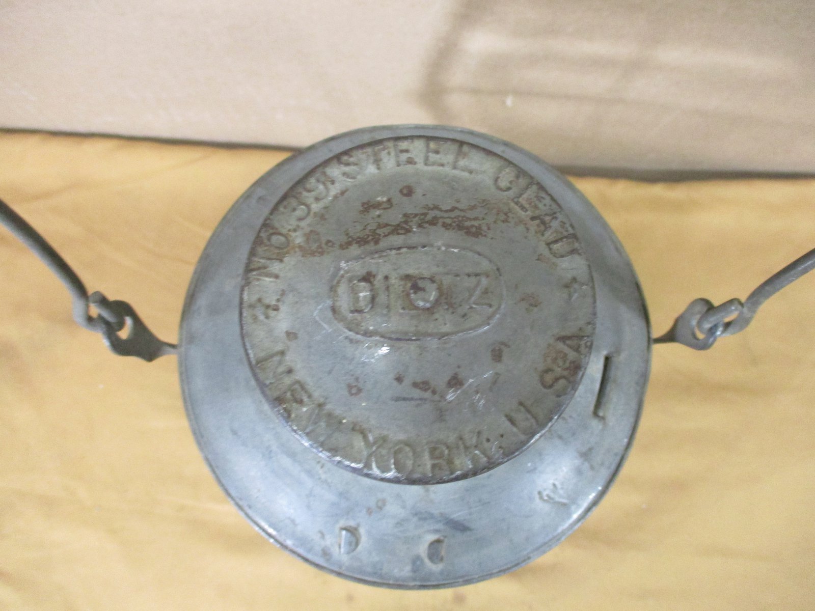 Vintage Dietz No.39 NEW YORK Steel Clad Rail Road Lantern