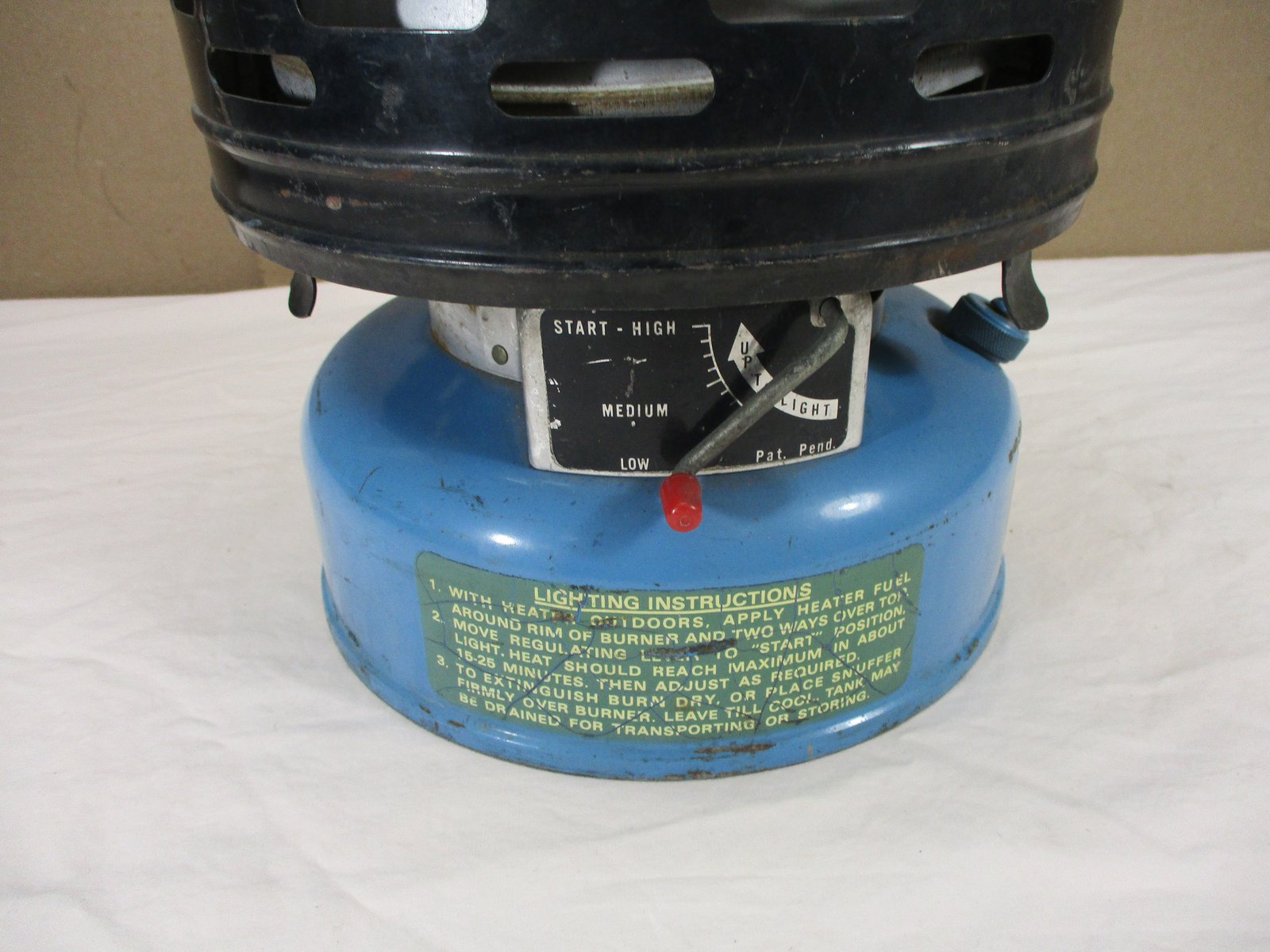 Vintage 1969 Sears COLEMAN Tent Gasoline Heater Catalytic Outdoor